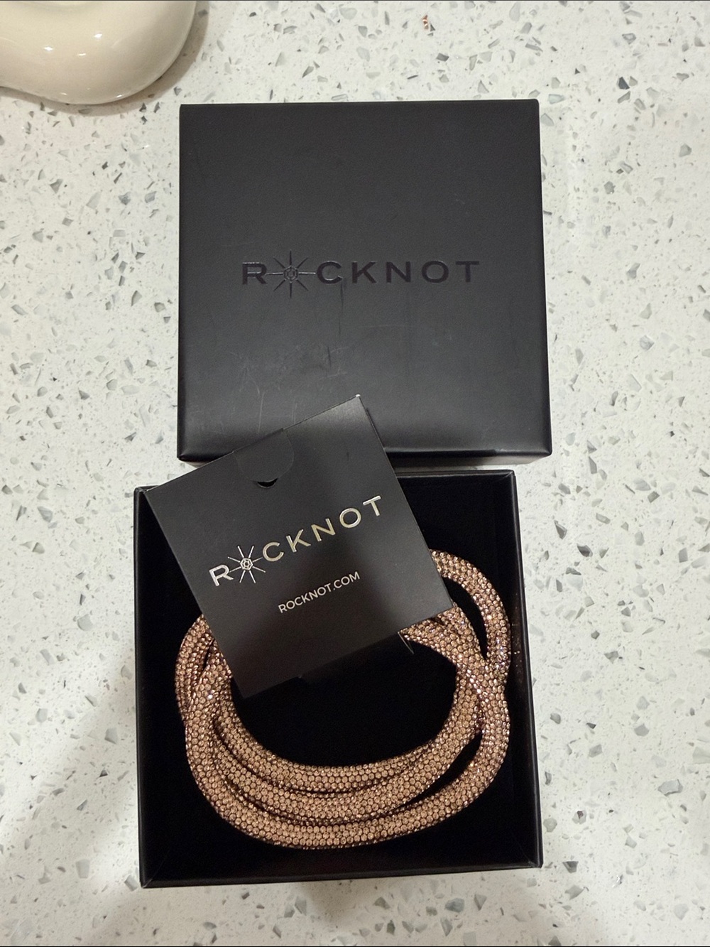 Rose Gold Crystal Wrap Bracelet rocknot
